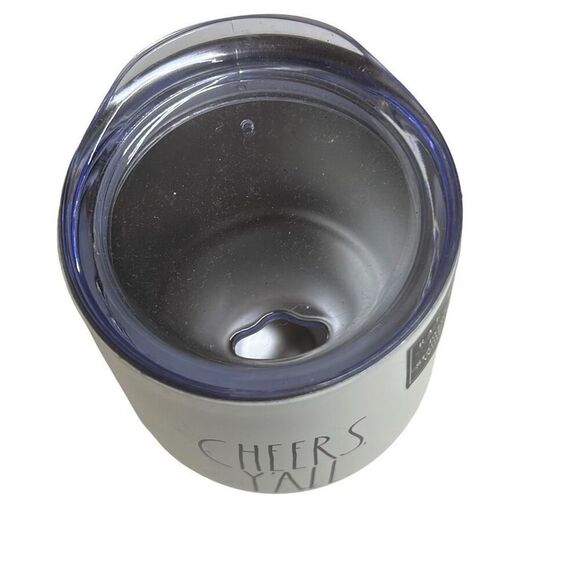 Rae Dunn White Cheers Y'all Insulated Stainless Steel drinkware 12 Oz - Picture 4 of 9